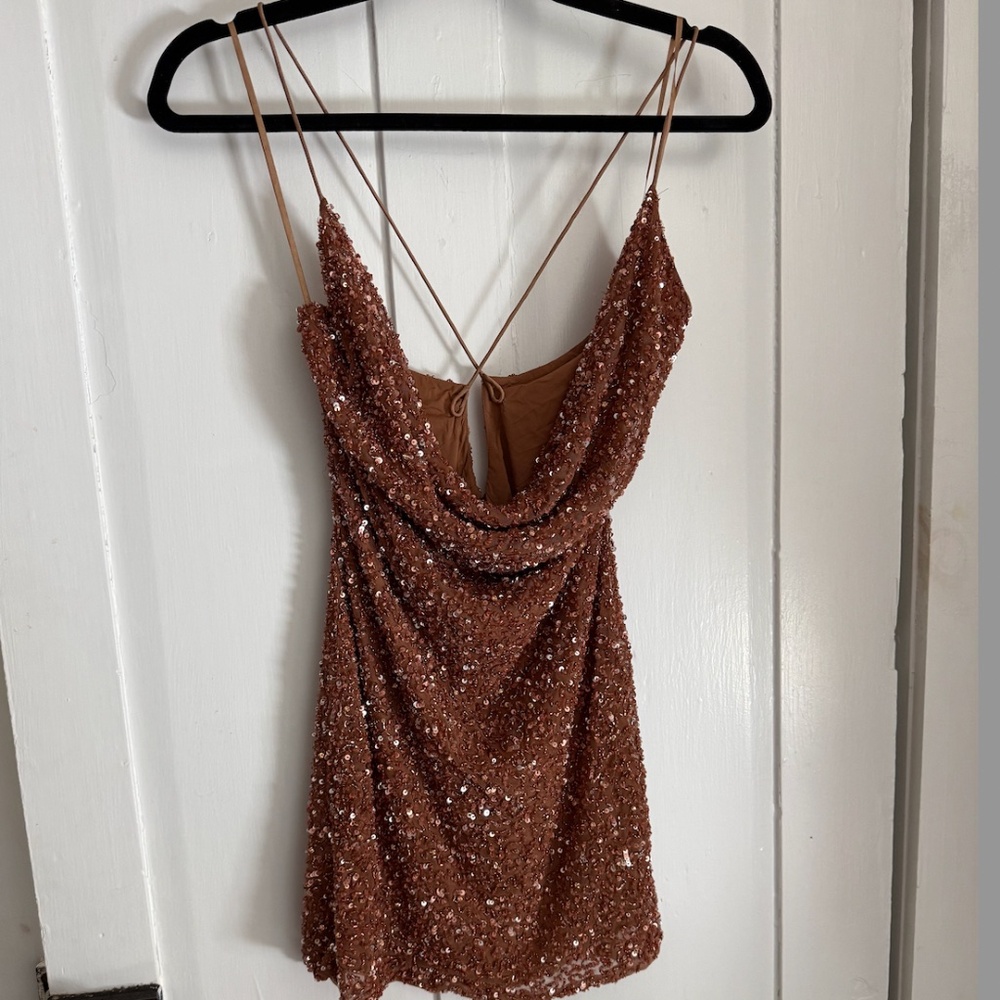 Retrofete Bronze Mitch Dress - Picture 3 of 11